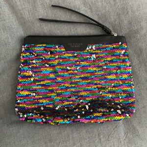 Victoria’s Secret sequin pouch